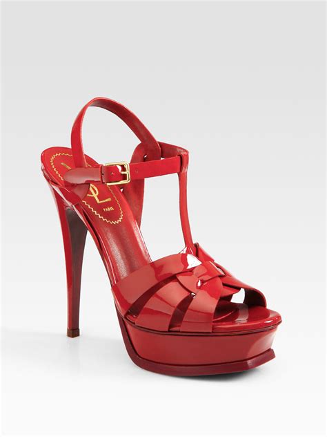 red ysl heels|More.